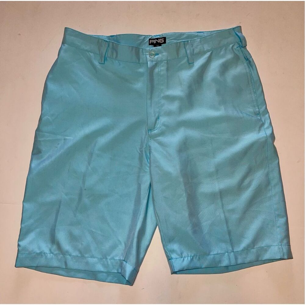 Ping Oxford Sensor Cool Golf Performance Flex Shorts Men's Size 30 Blue‎